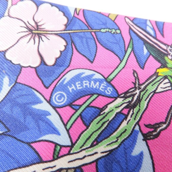 ❤️HERMES Twilly Scarf Scarves Silk ❤️ - Picture 7 of 9